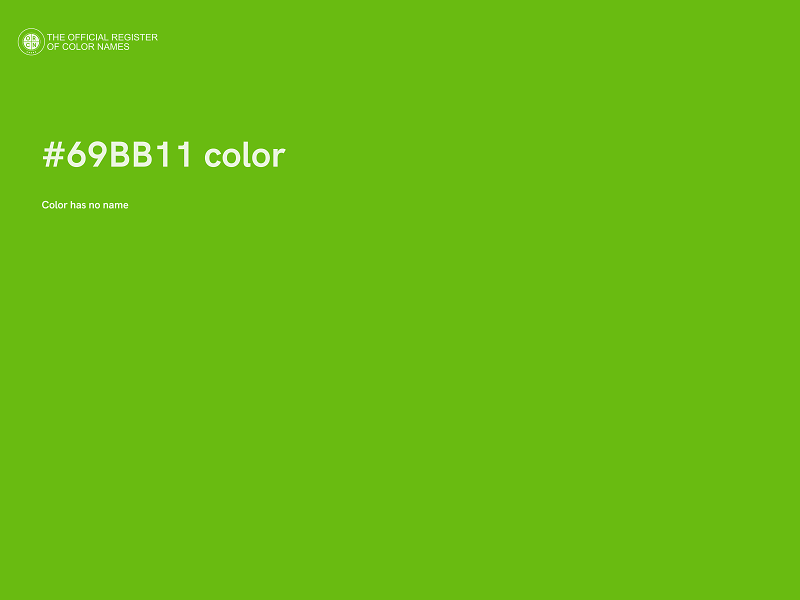 #69BB11 color image