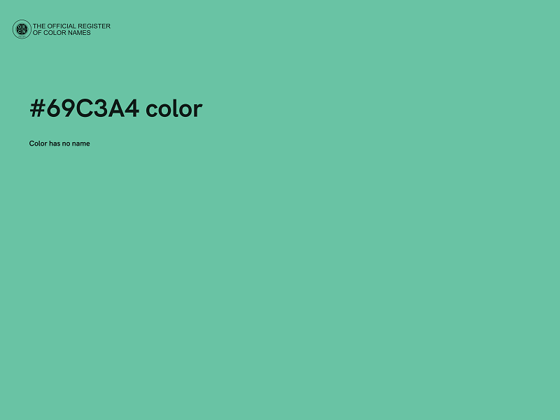 #69C3A4 color image