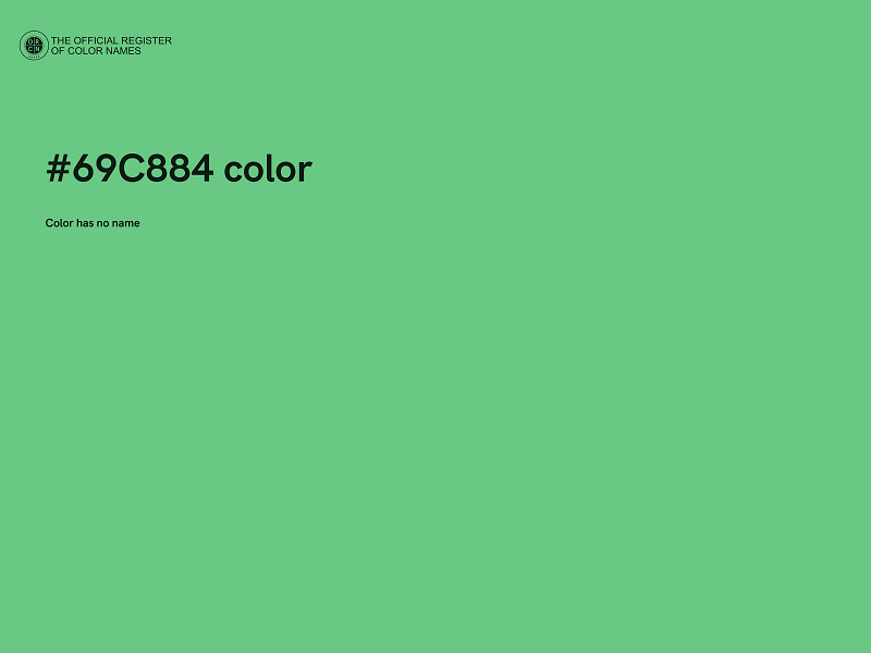 #69C884 color image