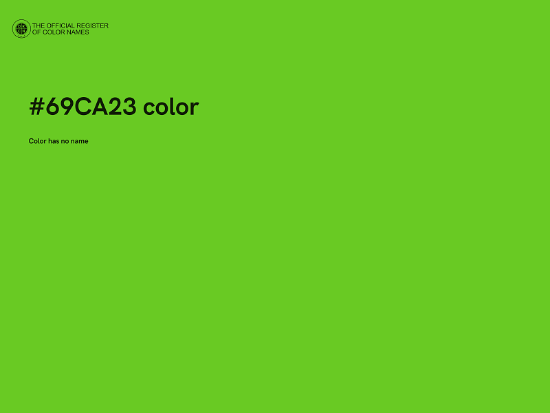 #69CA23 color image