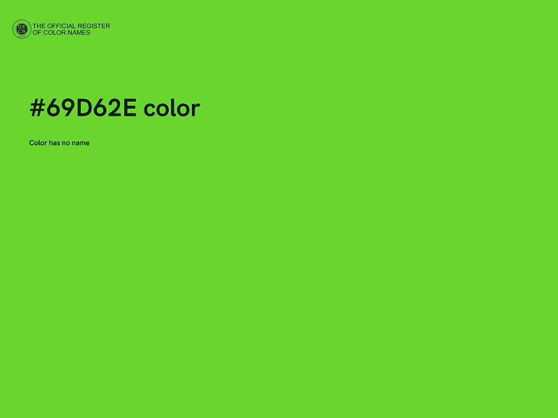 #69D62E color image