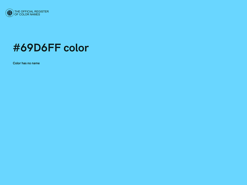 #69D6FF color image