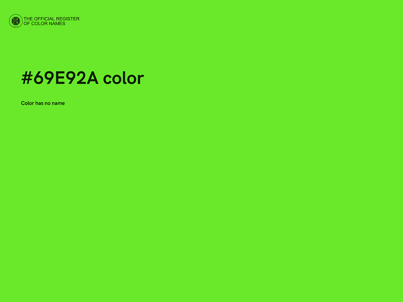 #69E92A color image