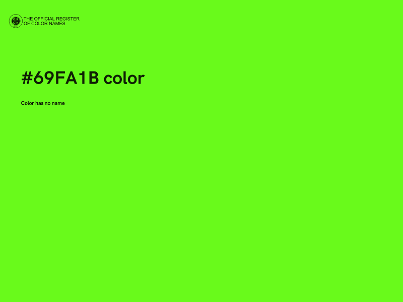 #69FA1B color image