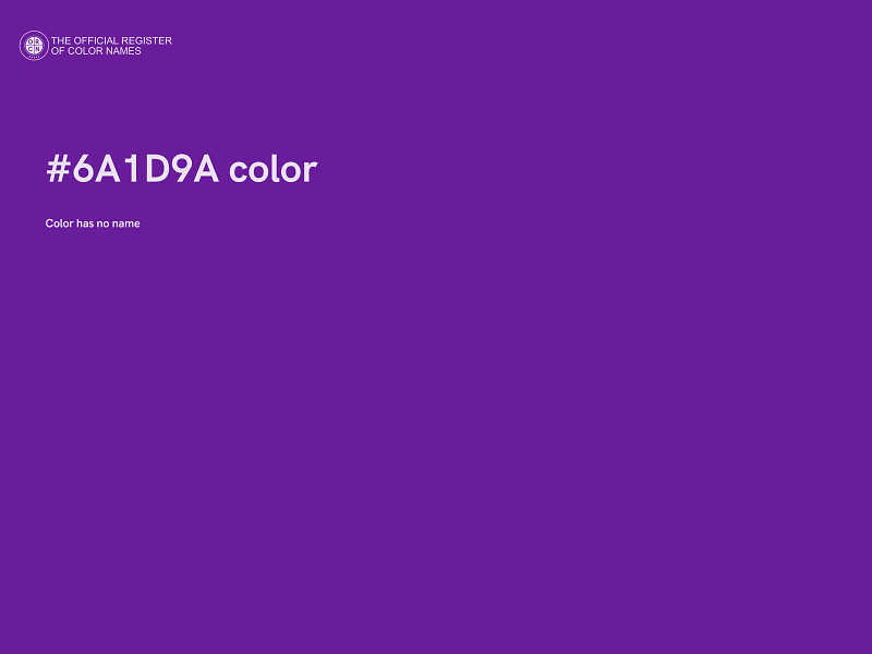 #6A1D9A color image