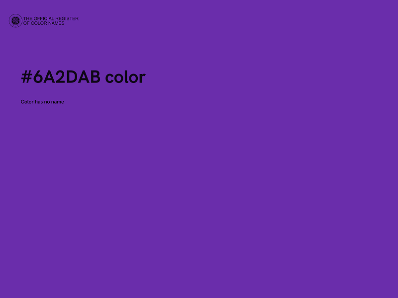 #6A2DAB color image