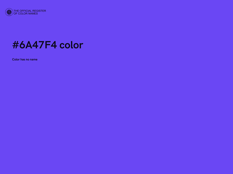 #6A47F4 color image