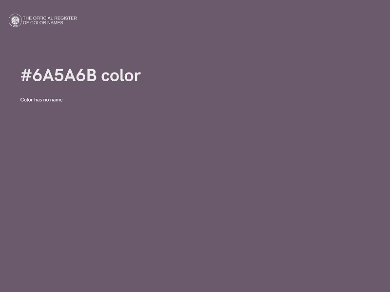 #6A5A6B color image