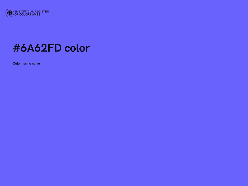 #6A62FD color image