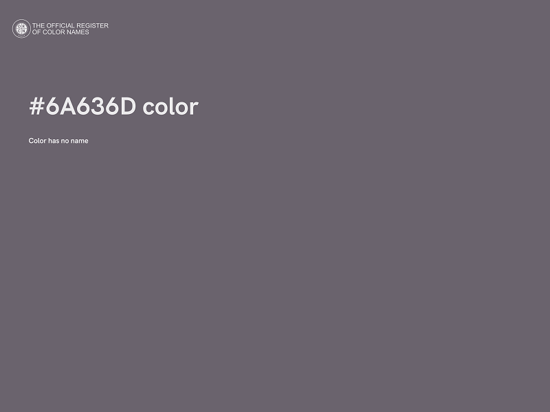 #6A636D color image