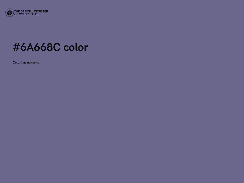 #6A668C color image