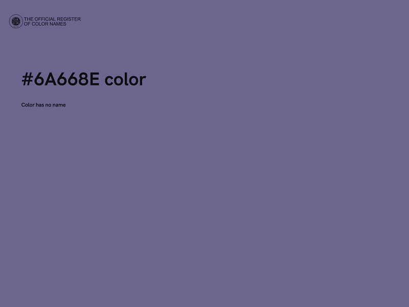 #6A668E color image