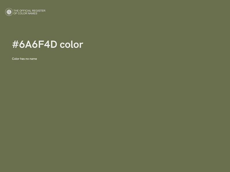 #6A6F4D color image