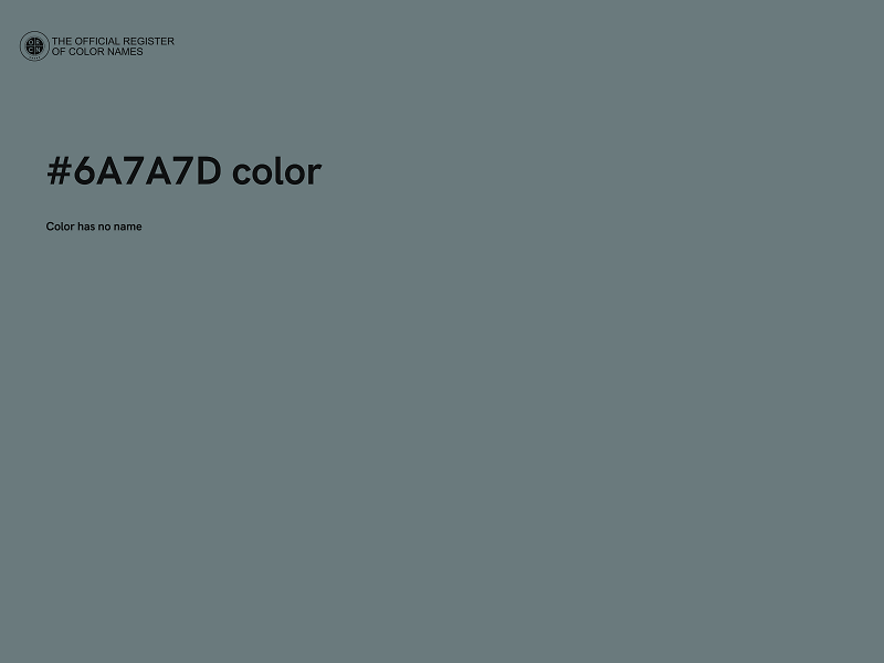 #6A7A7D color image