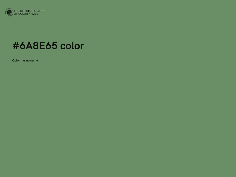 #6A8E65 color image