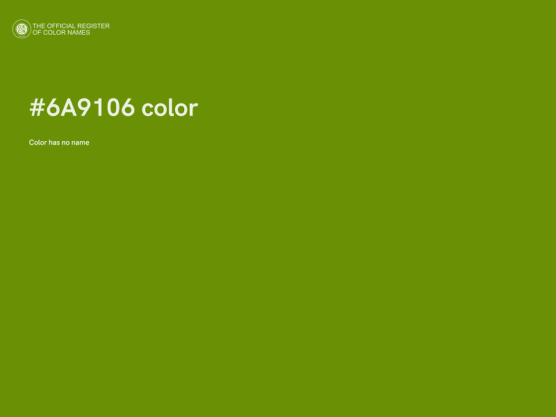 #6A9106 color image