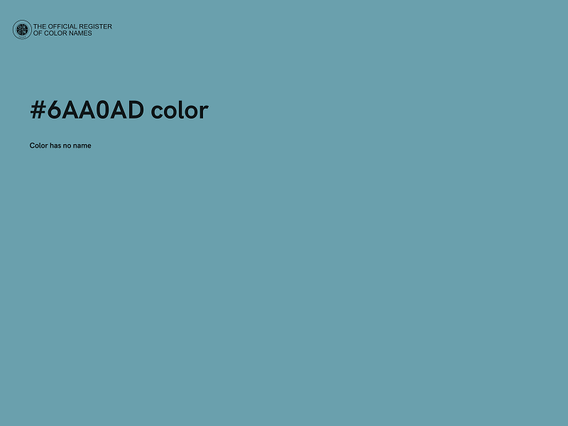 #6AA0AD color image