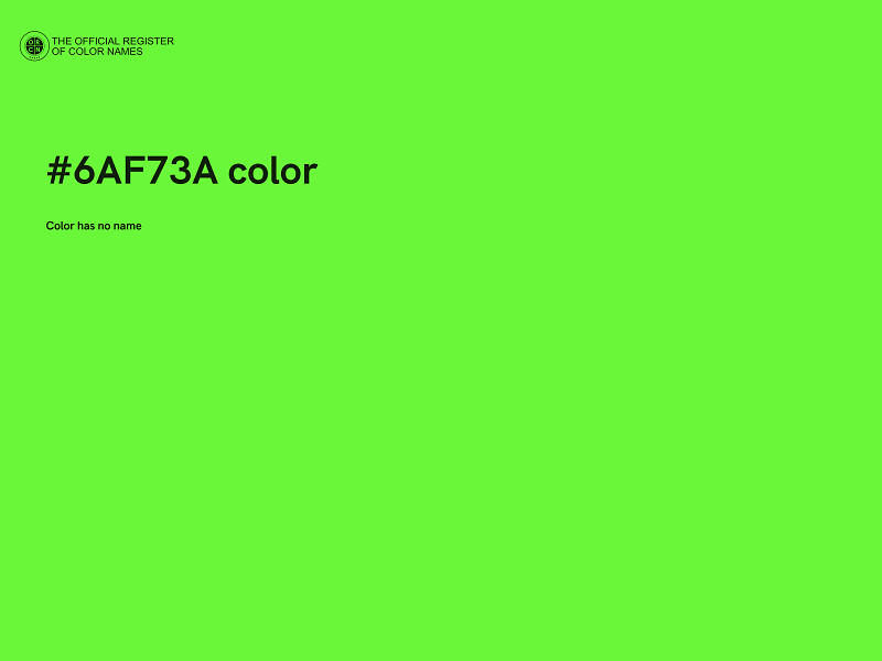 #6AF73A color image