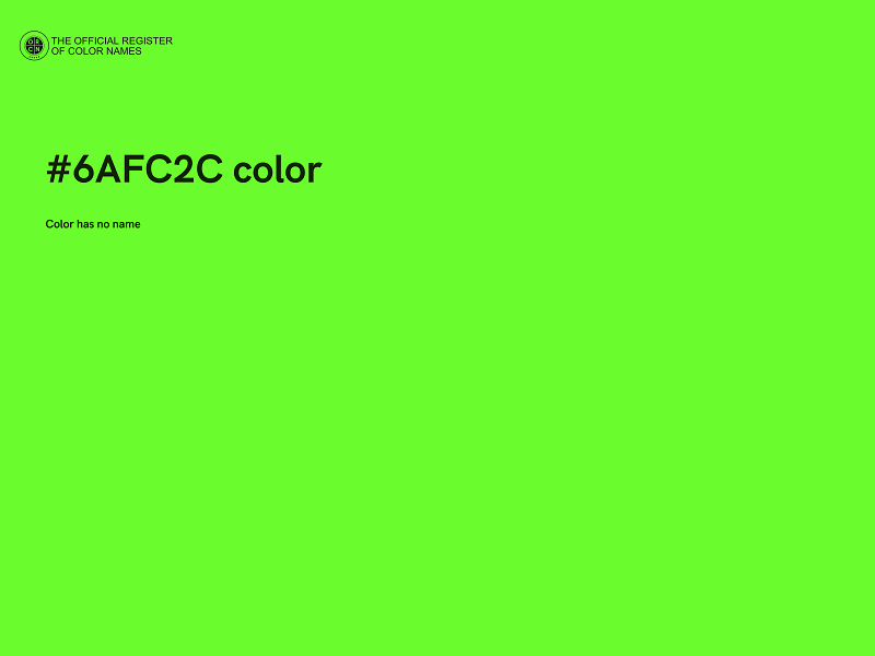 #6AFC2C color image