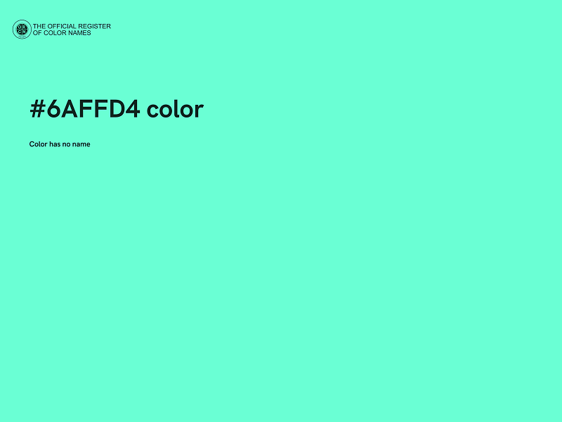 #6AFFD4 color image