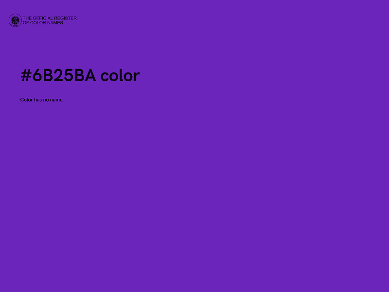 #6B25BA color image