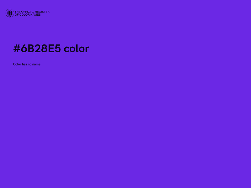 #6B28E5 color image