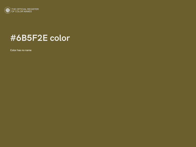 #6B5F2E color image