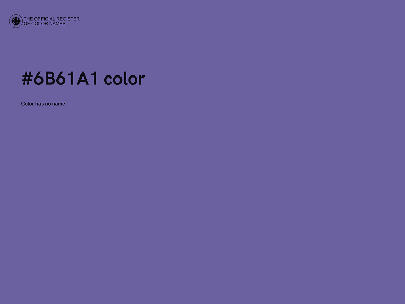 #6B61A1 color image