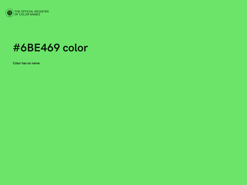 #6BE469 color image