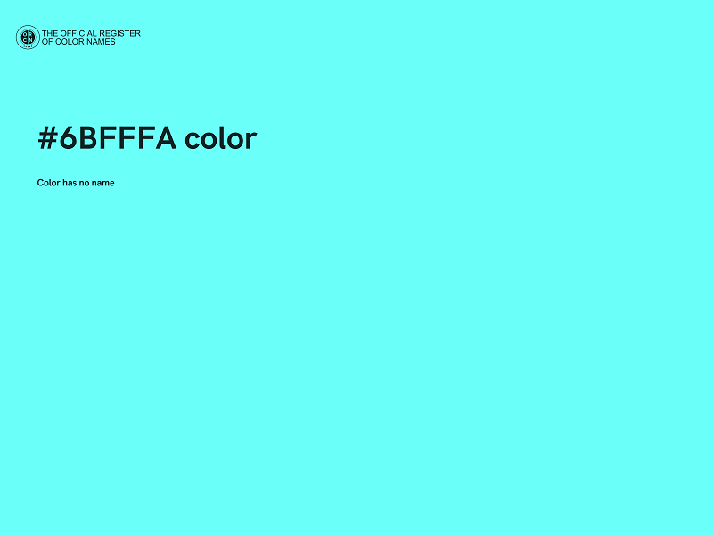 #6BFFFA color image