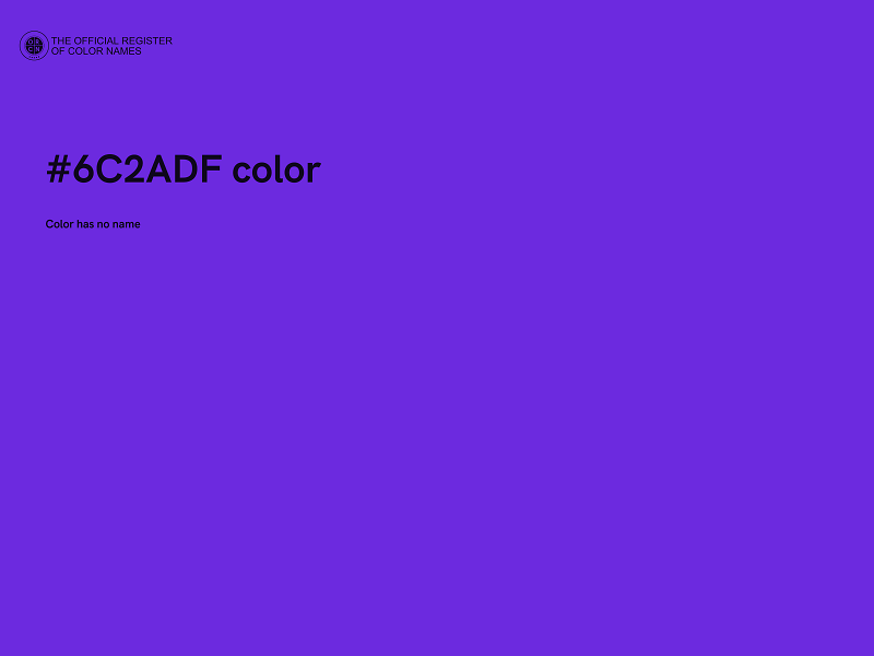 #6C2ADF color image