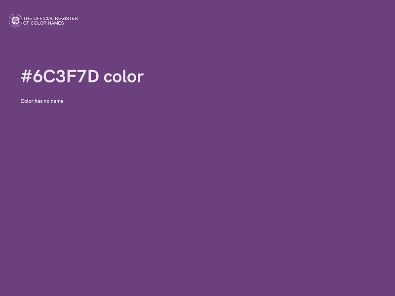 #6C3F7D color image