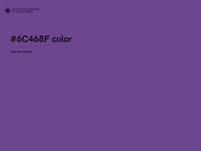 #6C468F color image