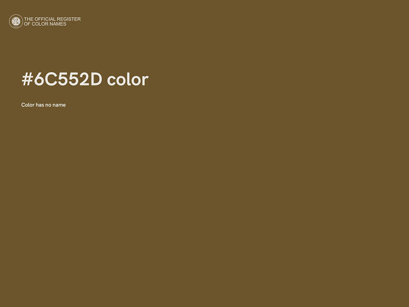 #6C552D color image