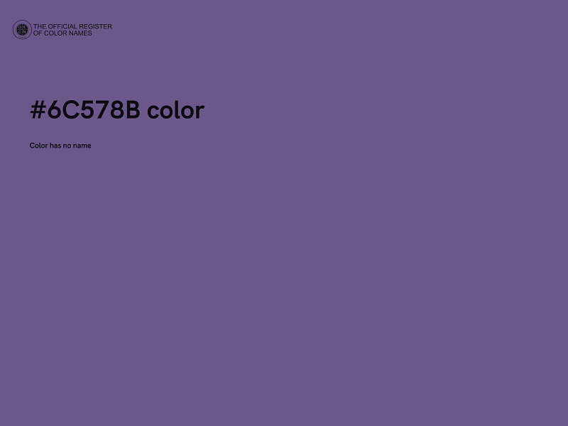 #6C578B color image