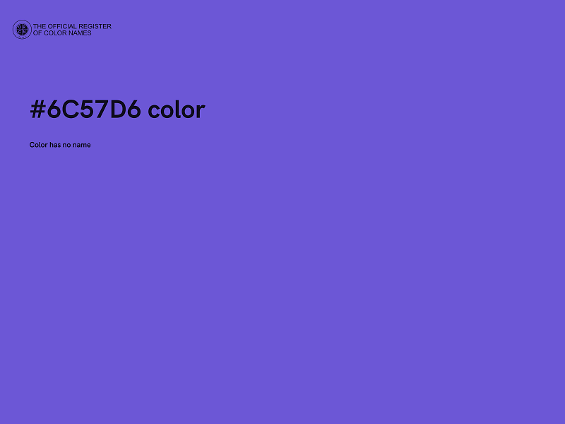 #6C57D6 color image