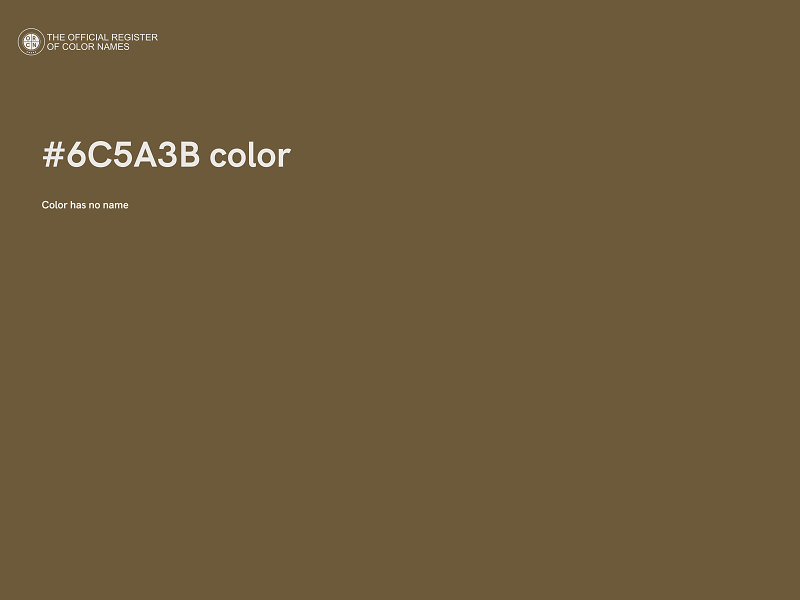 #6C5A3B color image