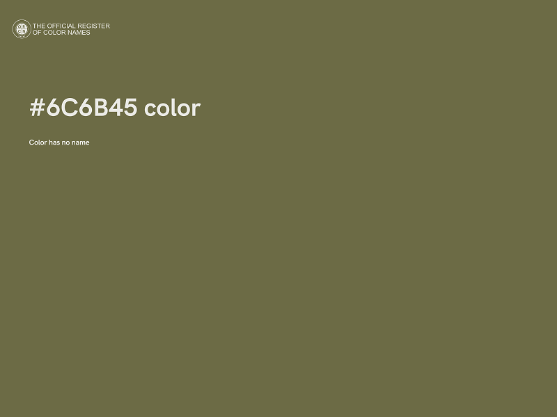 #6C6B45 color image