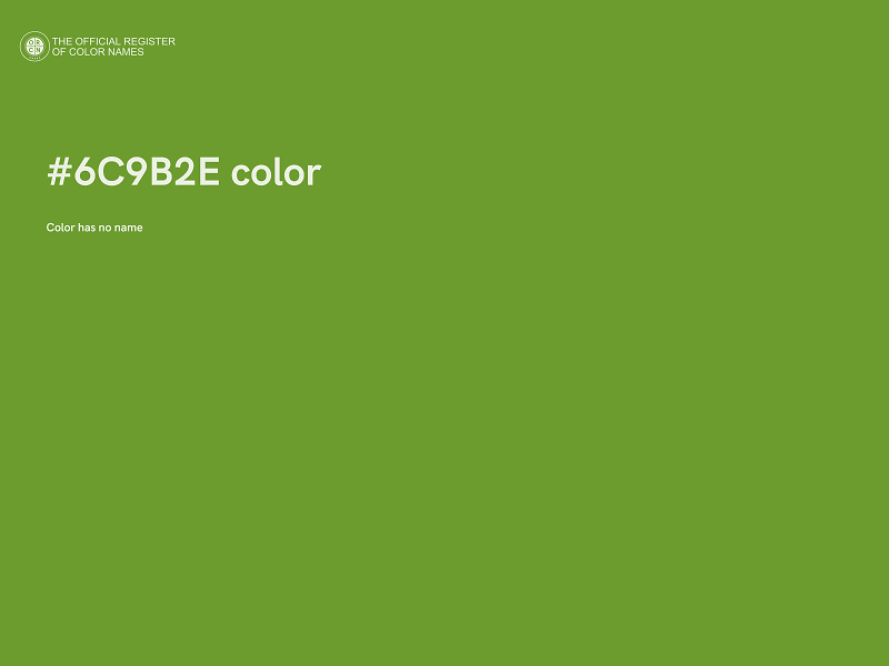 #6C9B2E color image