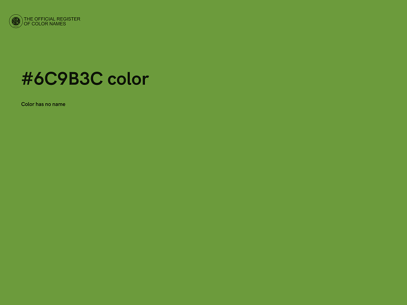 #6C9B3C color image