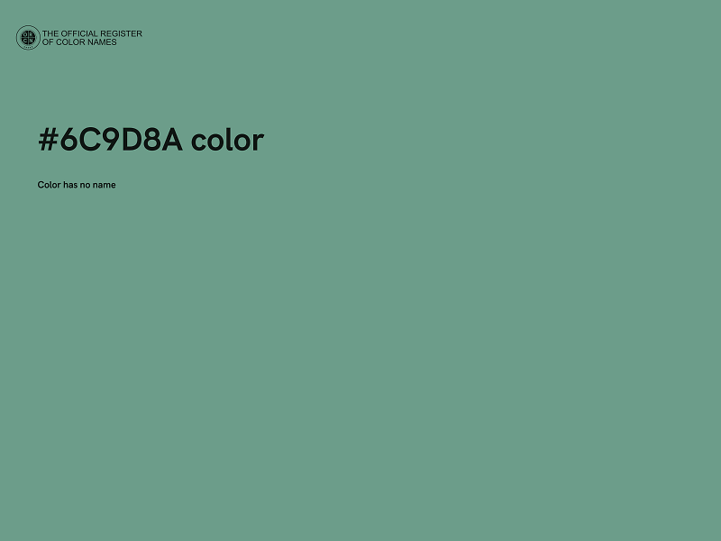 #6C9D8A color image