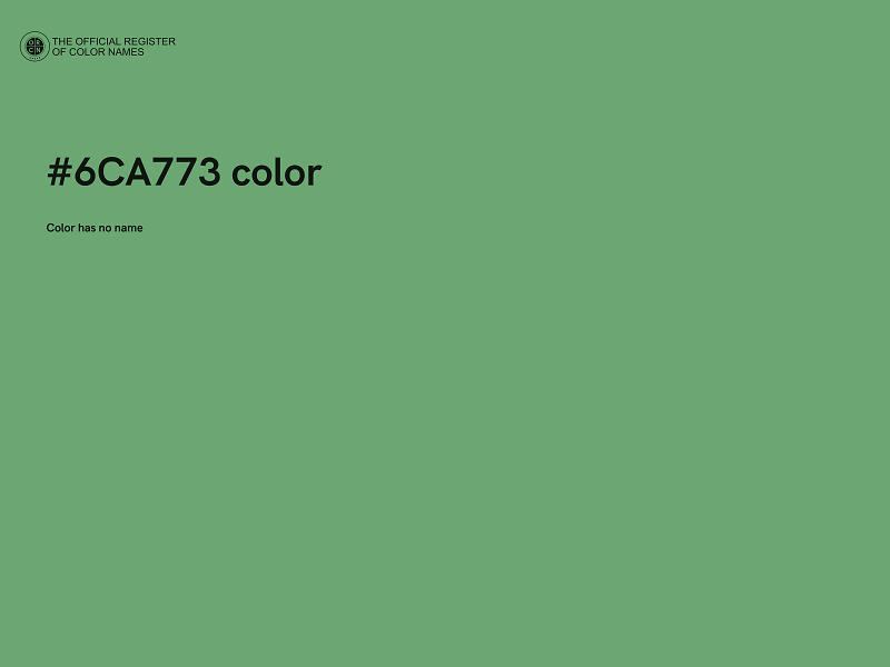 #6CA773 color image