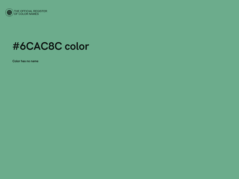 #6CAC8C color image