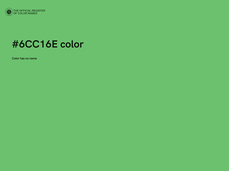 #6CC16E color image