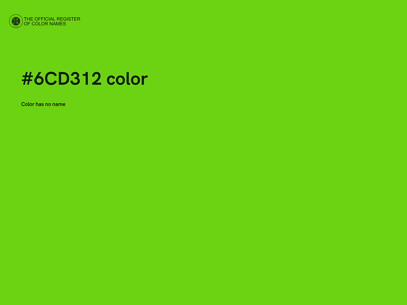 #6CD312 color image