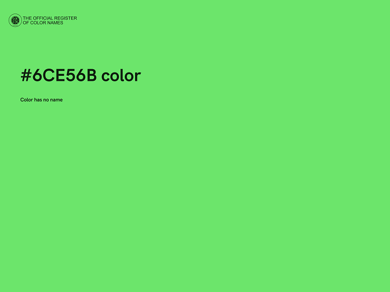 #6CE56B color image