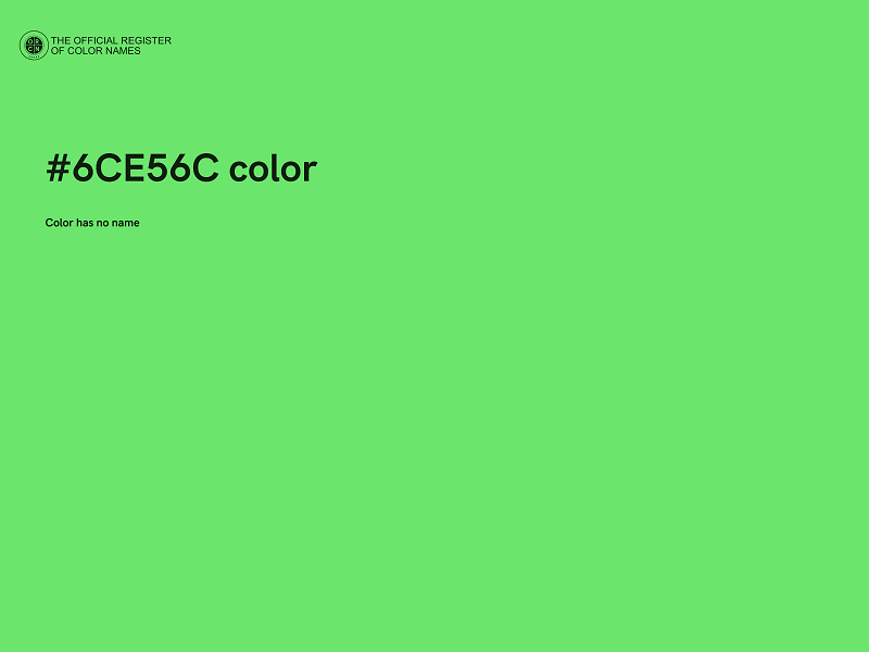 #6CE56C color image