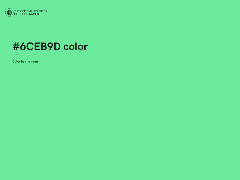 #6CEB9D color image