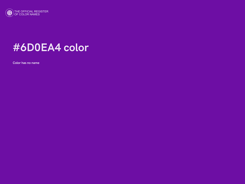 #6D0EA4 color image