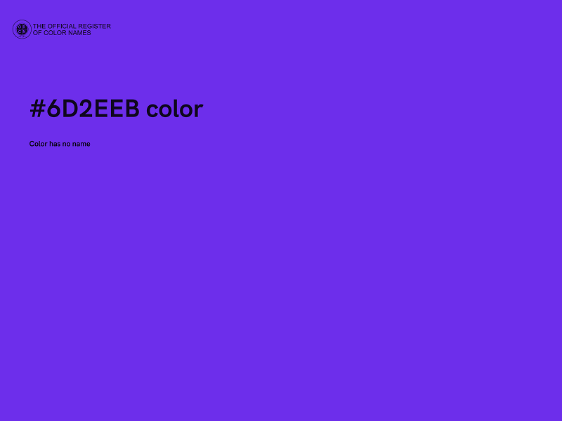 #6D2EEB color image